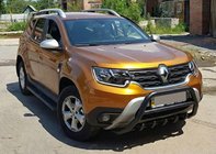 Dacia Duster 2018–2024 Kængurubøjle uden logo WT003 Black (rustfrit stål) foto 5