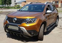 Dacia Duster 2018–2024 Kængurubøjle uden logo WT003 Black (rustfrit stål) foto 4