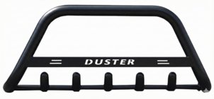 Dacia Duster 2018–2024 Frontbøjle med WT004 Black-tekst (rustfrit stål) foto 5