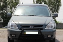 Kia Carnival 2002–2013 Bullbar WT003 Black (rustfrit stål) foto 1