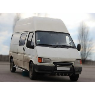 Bullbar WT003 Black (rustfrit stål) Ford Transit 1991–2000 foto 4