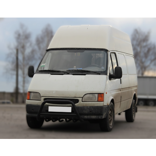 Bullbar WT003 Black (rustfrit stål) Ford Transit 1991–2000 foto 1