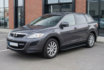 Mazda CX-9 2007–2016 Sidetrin Bosphorus Black (2 stk., aluminium) foto 1