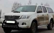 Toyota Hilux 2006–2015 Bullbar WT003 Black (rustfrit stål) foto 3