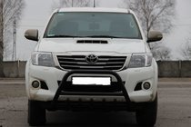 Toyota Hilux 2006–2015 Bullbar WT003 Black (rustfrit stål) foto 1