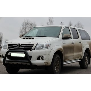 Bullbar WT003 Black (rustfrit stål) Toyota Hilux 2006–2015 foto 3