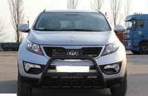 Kia Sportage 2010–2015 Frontbøjle WT004 Black (rustfrit stål) foto 2