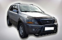 Kia Sorento I BL 2002–2009 Frontbøjle WT004 Black (rustfrit stål) foto 1