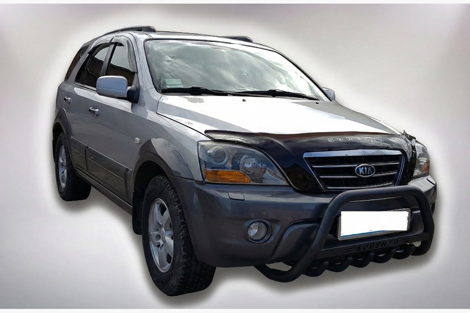 Kia Sorento I BL 2002–2009 Frontbøjle WT004 Black (rustfrit stål) Image