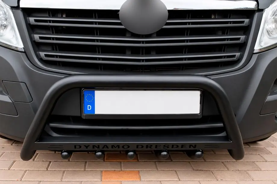 Fiat Ducato 2006–2025 Frontbøjle WT004 Black (rustfrit stål) Image