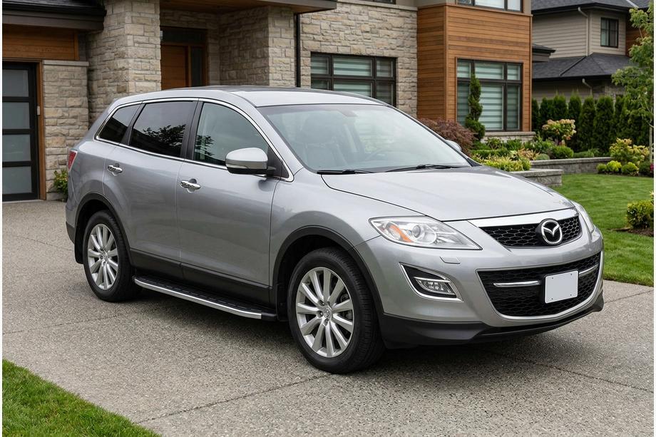 Mazda CX-9 2007–2016 Fullmond sidetrin (2 stk., aluminium) Image