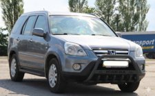 Honda CRV 2001–2006 Frontbøjle WT004 Black (rustfrit stål) foto 2