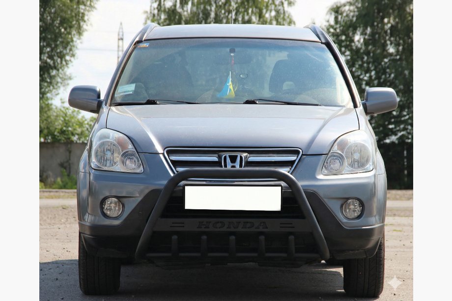 Honda CRV 2001–2006 Frontbøjle WT004 Black (rustfrit stål) Image