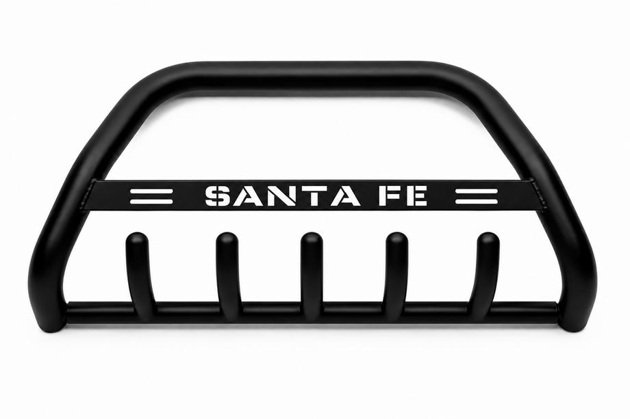Hyundai Santa Fe 3 2012–2018 Frontbøjle WT004 Black (rustfrit stål) Foto 1