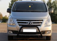 Hyundai H300, H1, Starex 2008–2020 Frontbøjle WT004 Black (rustfrit stål) foto 1