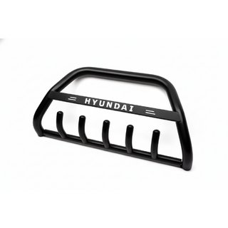 Frontbøjle WT004 Black (rustfrit stål) Hyundai H300, H1, Starex 2008–2020 foto 3