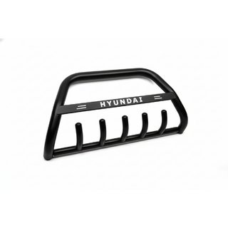 Frontbøjle WT004 Black (rustfrit stål) Hyundai H300, H1, Starex 2008–2020 foto 4