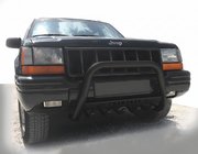 Jeep Grand Cherokee WJ 1999–2004 Frontbøjle WT004 Black (rustfrit stål) foto 1