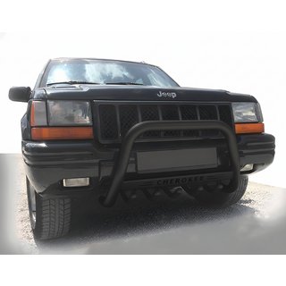 Frontbøjle WT004 Black (rustfrit stål) Jeep Grand Cherokee WJ 1999–2004 foto 1