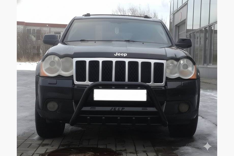 Jeep Grand Cherokee WK 2004–2010 Frontbøjle WT004 Black (rustfrit stål) Image