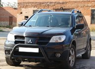 Mitsubishi Outlander 2001–2006 Bullbar WT003 Black (rustfrit stål) foto 4