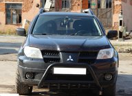 Mitsubishi Outlander 2001–2006 Bullbar WT003 Black (rustfrit stål) foto 3