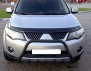 Mitsubishi Outlander 2006–2012 Frontbøjle WT004 Black (rustfrit stål) foto 1
