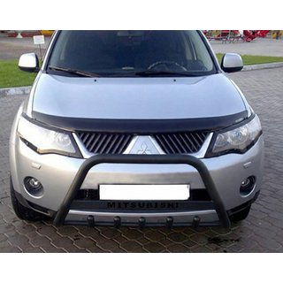 Frontbøjle WT004 Black (rustfrit stål) Mitsubishi Outlander 2006–2012 foto 1