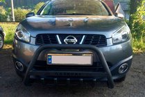 Nissan Qashqai 2010–2014 Frontbøjle WT004 Black (rustfrit stål) foto 1