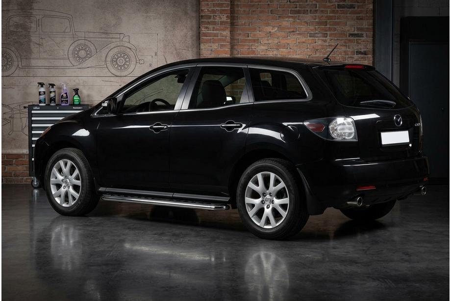 Mazda CX-7 2006–2012 Maydos V1 sidetrin (2 stk., rustfrit stål) Image