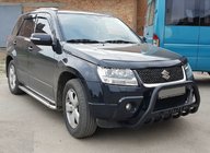Suzuki Grand Vitara 2005–2017 Frontbøjle WT004 Black (rustfrit stål) foto 4