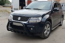 Suzuki Grand Vitara 2005–2017 Frontbøjle WT004 Black (rustfrit stål) foto 5