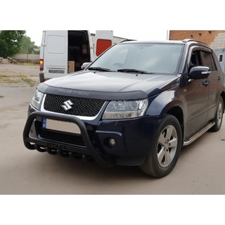 Frontbøjle WT004 Black (rustfrit stål) Suzuki Grand Vitara 2005–2017 foto 1