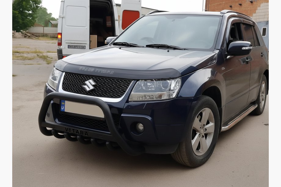Suzuki Grand Vitara 2005–2017 Frontbøjle WT004 Black (rustfrit stål) Image