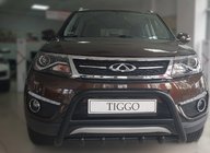 Chery Tiggo 5 2013– Bullbar WT003 Black (rustfrit stål) foto 1