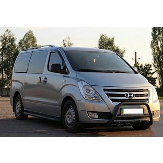 Bullbar WT003 Black (rustfrit stål) Hyundai H300, H1, Starex 2008–2020 foto 4