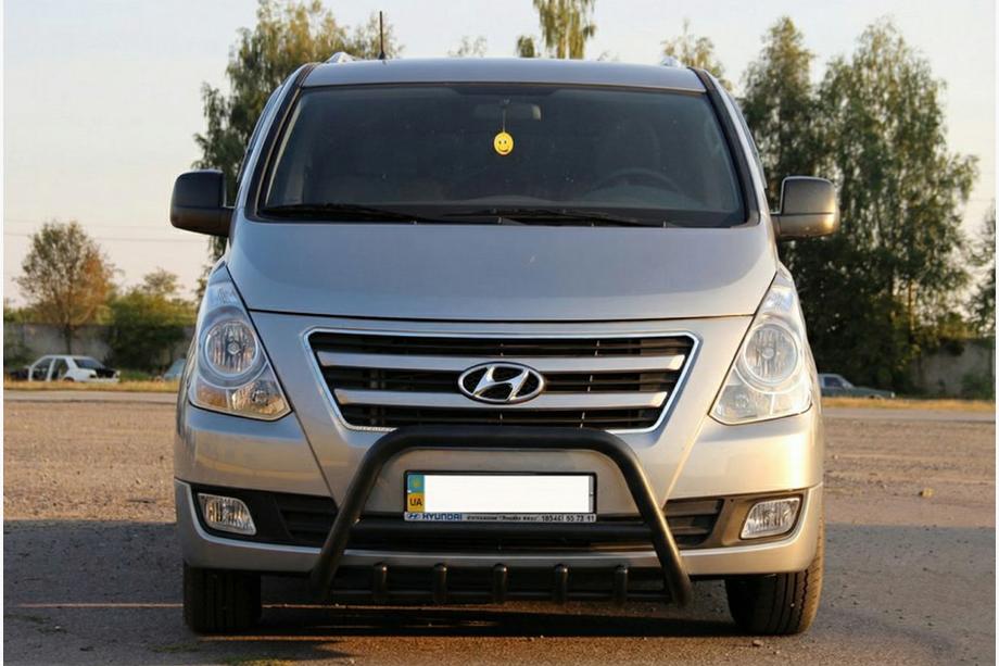 Hyundai H300, H1, Starex 2008–2020 Bullbar WT003 Black (rustfrit stål) Foto 1