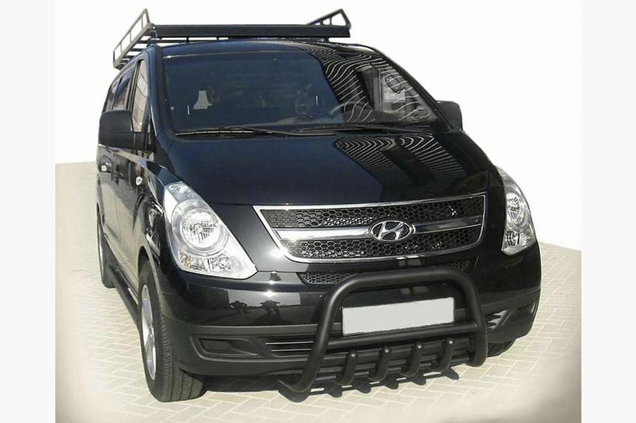 Hyundai H300, H1, Starex 2008–2020 Bullbar WT003 Black (rustfrit stål) Foto 6
