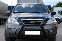 Kia Sorento I BL 2002–2009 Bullbar WT003 Black-2 (rustfrit stål) foto 3