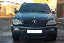 Mercedes ML W163 1997–2005 Kængurubøjle WT004 Black (rustfrit stål) foto 2