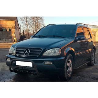 Kængurubøjle WT004 Black (rustfrit stål) Mercedes ML W163 1997–2005 foto 3