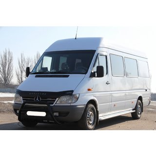 Kængurubøjle WT003 Black (rustfrit stål) Mercedes Sprinter W901/902/903/904/905 1995–2006 foto 1