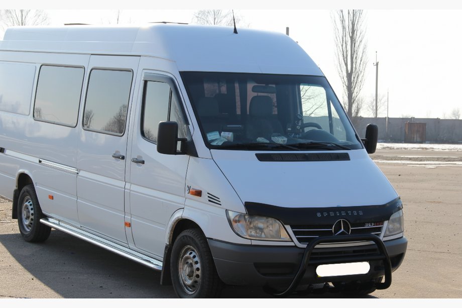 Mercedes Sprinter W901/902/903/904/905 1995–2006 Kængurubøjle WT003 Black (rustfrit stål) Foto 4