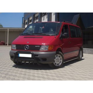 Kængurubøjle WT003 Black (rustfrit stål) Mercedes Vito W638 1996–2003 foto 4