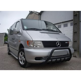 Kængurubøjle WT003 Black (rustfrit stål) Mercedes Vito W638 1996–2003 foto 1