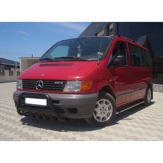 Kængurubøjle WT003 Black (rustfrit stål) Mercedes Vito W638 1996–2003 foto 3