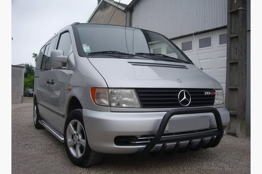 Mercedes Vito W638 1996–2003 Kængurubøjle WT003 Black (rustfrit stål) Foto 1