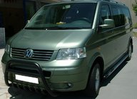 Volkswagen T5 Multivan 2003–2010 Kængurubøjle WT003 Black (rustfrit stål) foto 3