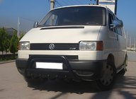Volkswagen T4 Transporter 1990–2003 Kængurubøjle WT003 Black (rustfrit stål) foto 1