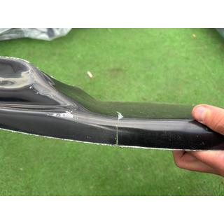Udsalg: Front lip spoiler DPT (med finner, til M5 Hamann, blank sort) foto 4